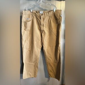 Tyndale Arc Rated Flame Resistant canvas khaki pants size 42x30